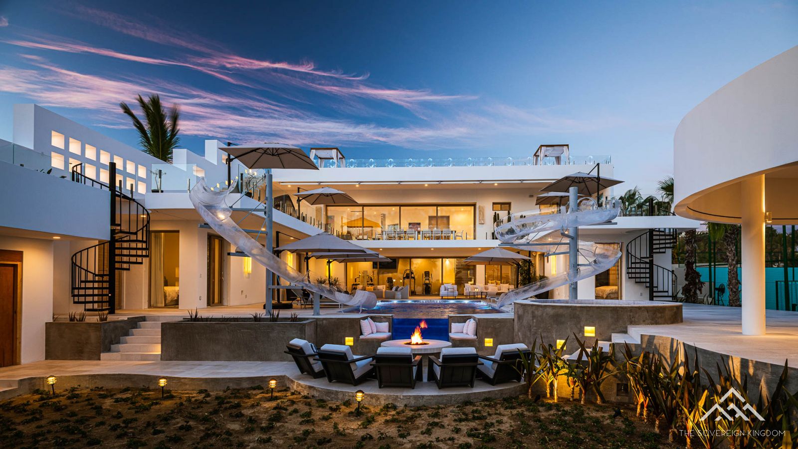 Trendy Cabo Villa with Sea Views and Two Waterslides